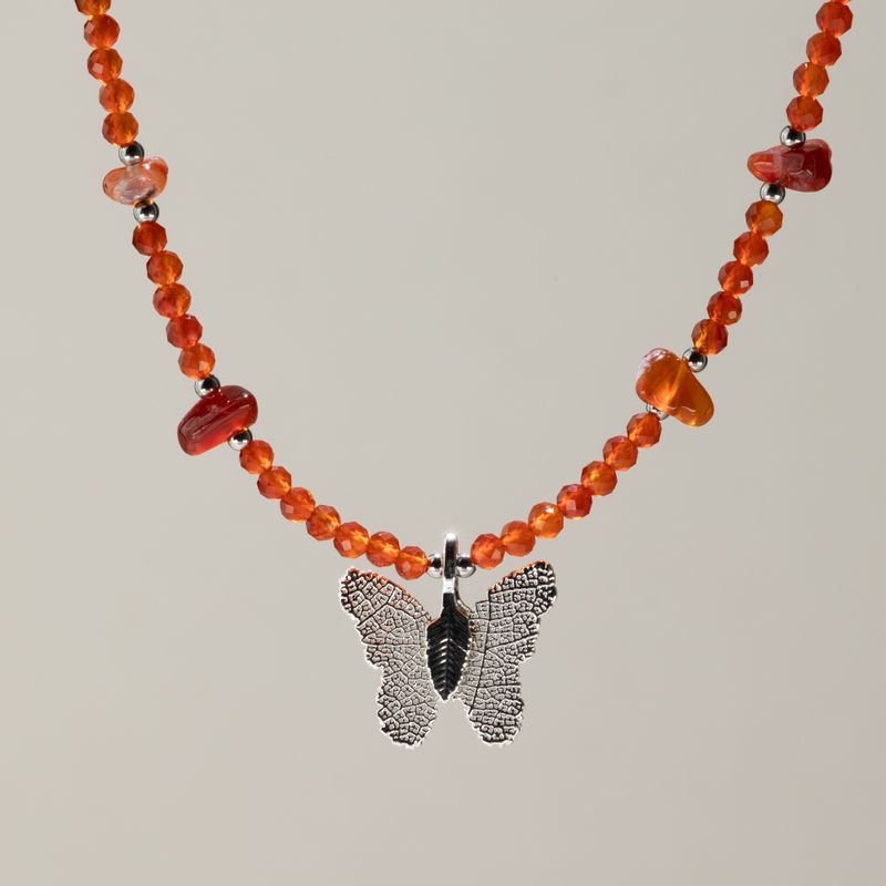 Nymph Spirit Gemstone Necklace Set - Blood Moon
