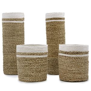 Seagrass Vase & Bins Set