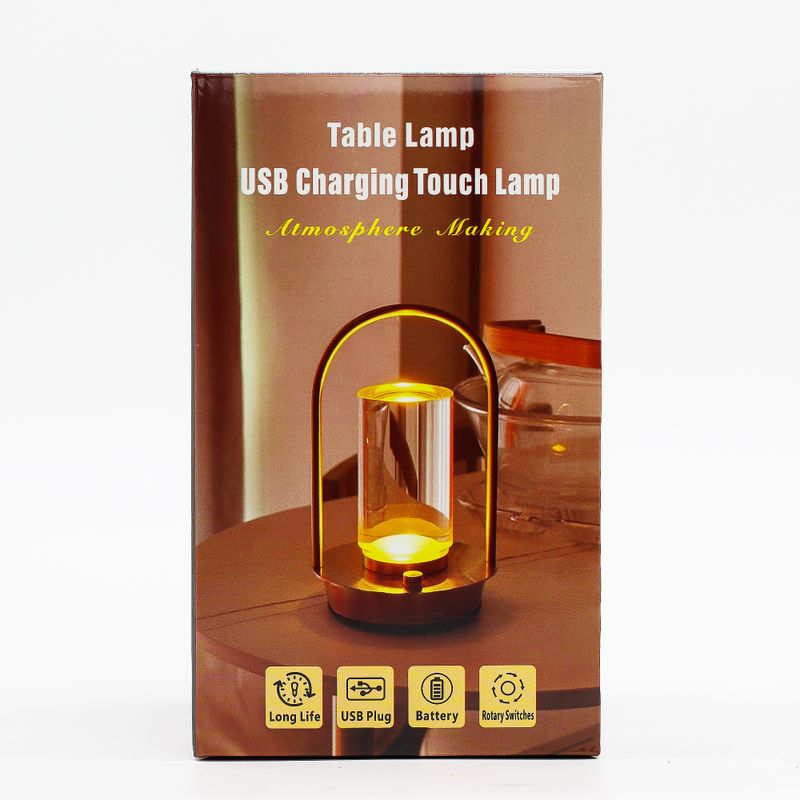 Lampe Tactile - Lanterne en Cristal - USB (C) - Rechargeable (2000 W)