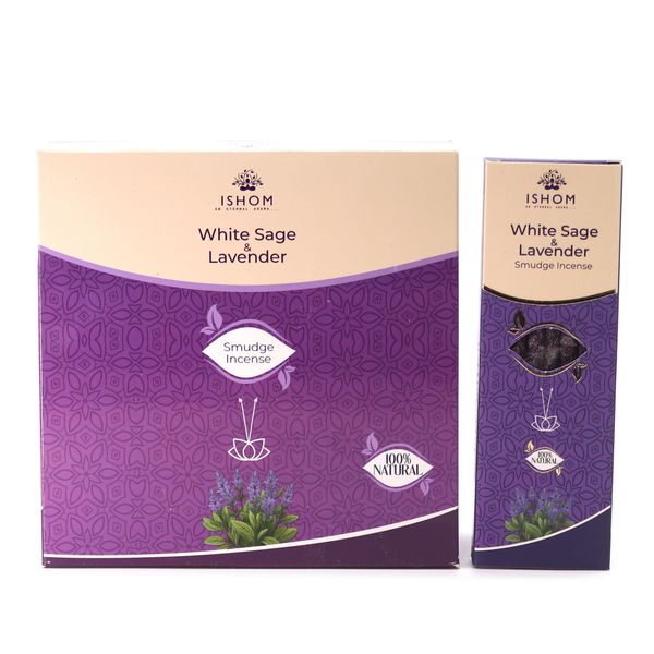 Ishom Smudge Incense - White Sage & Lavender