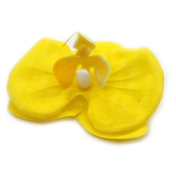 Orchidée de Savon pour Bouquet - Jaune
