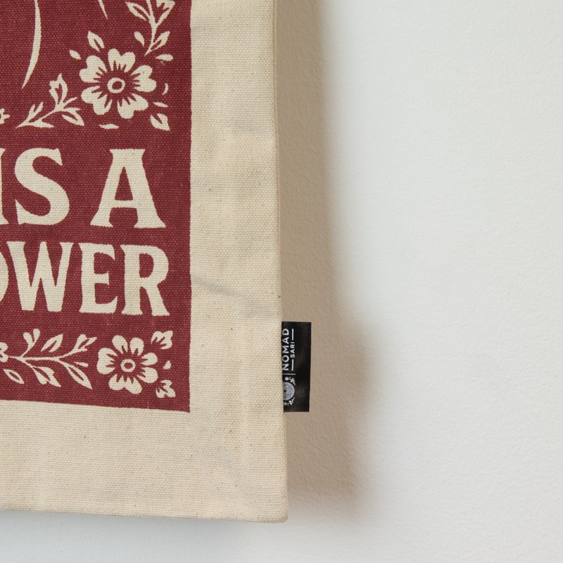 Iconic Toni Tote Bag - Love is a Super Power (41x31cm) - Natural 10oz