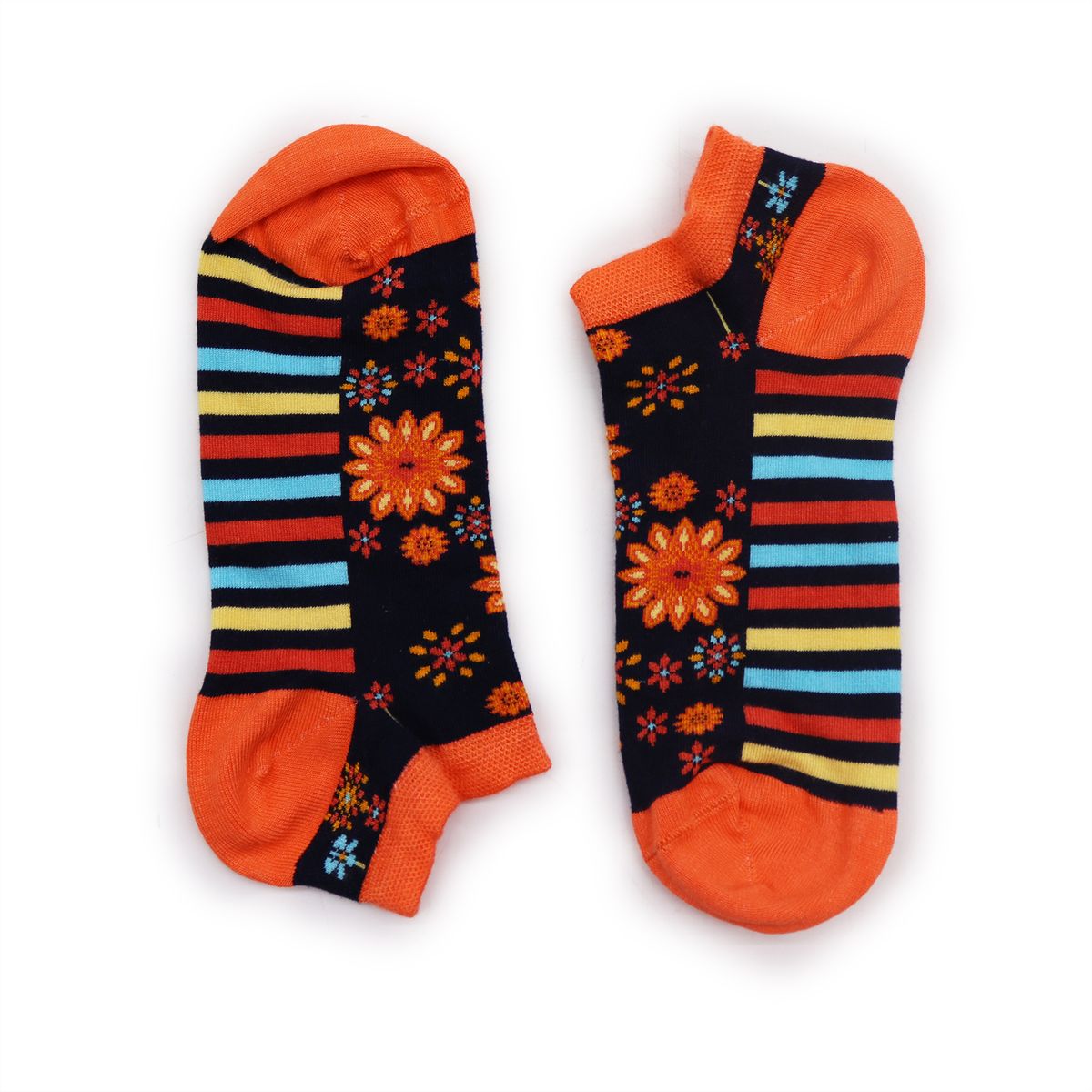 Meias curtas de bambu Hop Hare S/M (36-40) - Mandala Flores