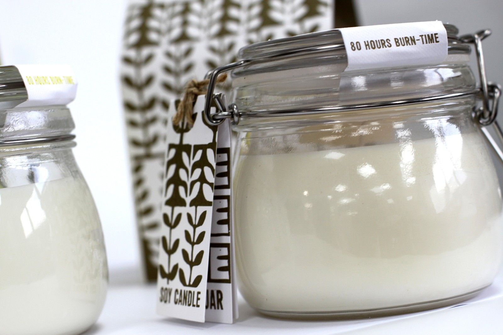 Lumânare din Ceară de Soia în Borcan Kilner cu Cutie Cadou 400 g - Citrice