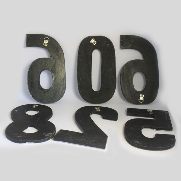 Grandes Lettres en Aluminium – Chiffres 1 à 0