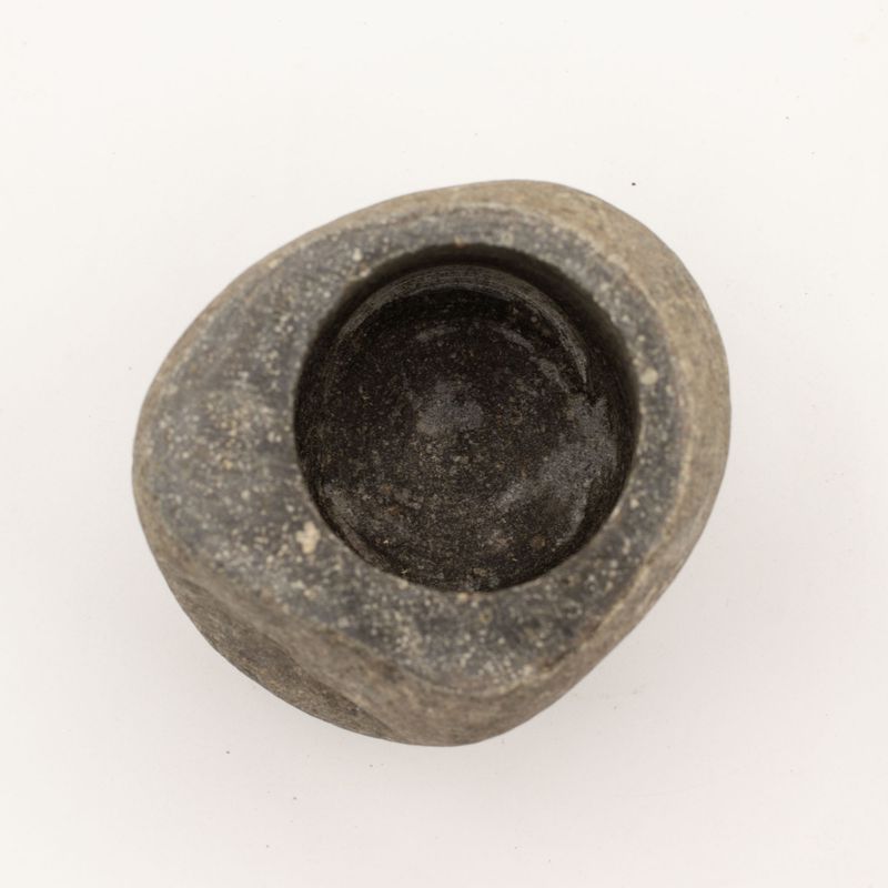 Natural Riverstone Decorative Pestle & Mortar -Medium (approx 12x8cm)