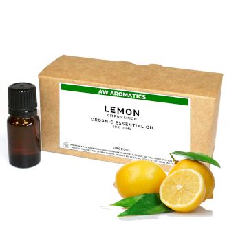 Huile Essentielle Bio Citron 10ml - Sans étiquette