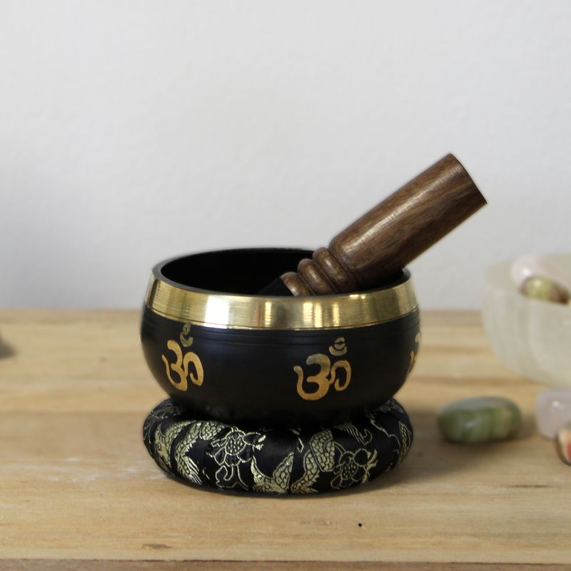 Ensemble de Bols Chantants Yoga Om