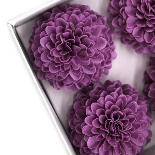 Petite Chrysanthème de Savon pour Bouquet - Violet