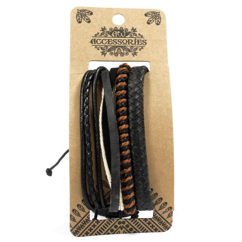 Set de Bracelet pour Homme - Sombre (assortis)