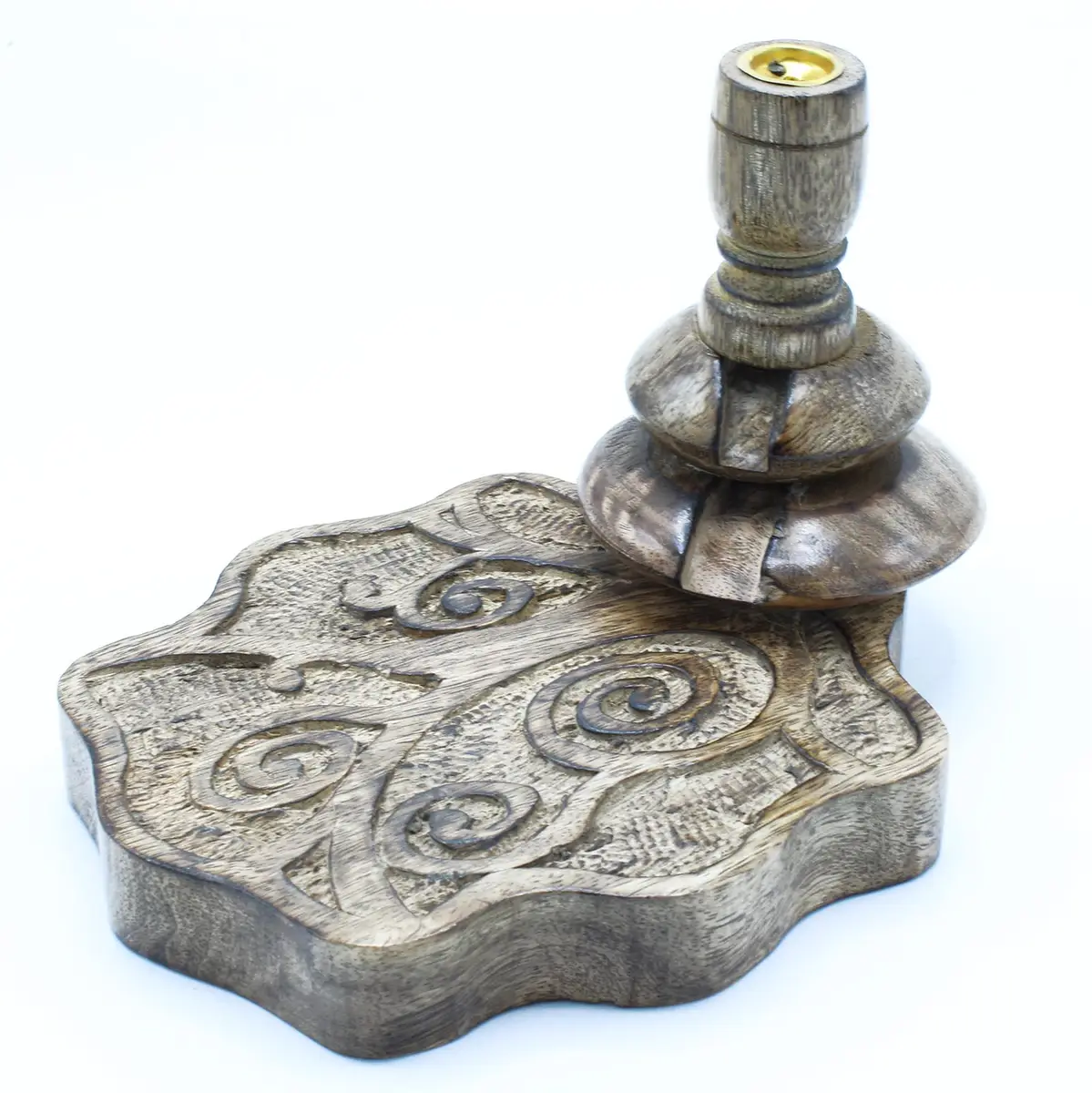 MeMango Wood Backflow Burner - Tree of Life — Incense Burners · GlowDuty apothecary