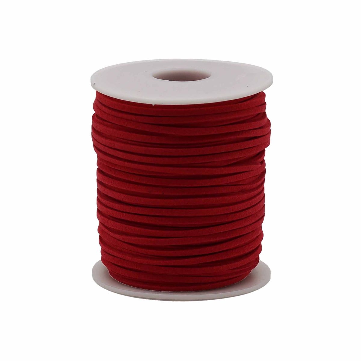 Rolo de cordão para acessórios - 2,5 mm x 45 m - Vermelho A056