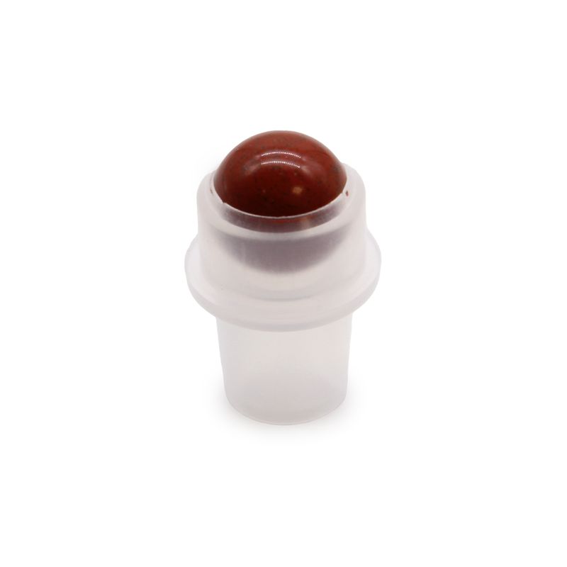 Extrémité de Roll-On de Gemme pour Bouteille de 5ml - Jaspe rouge