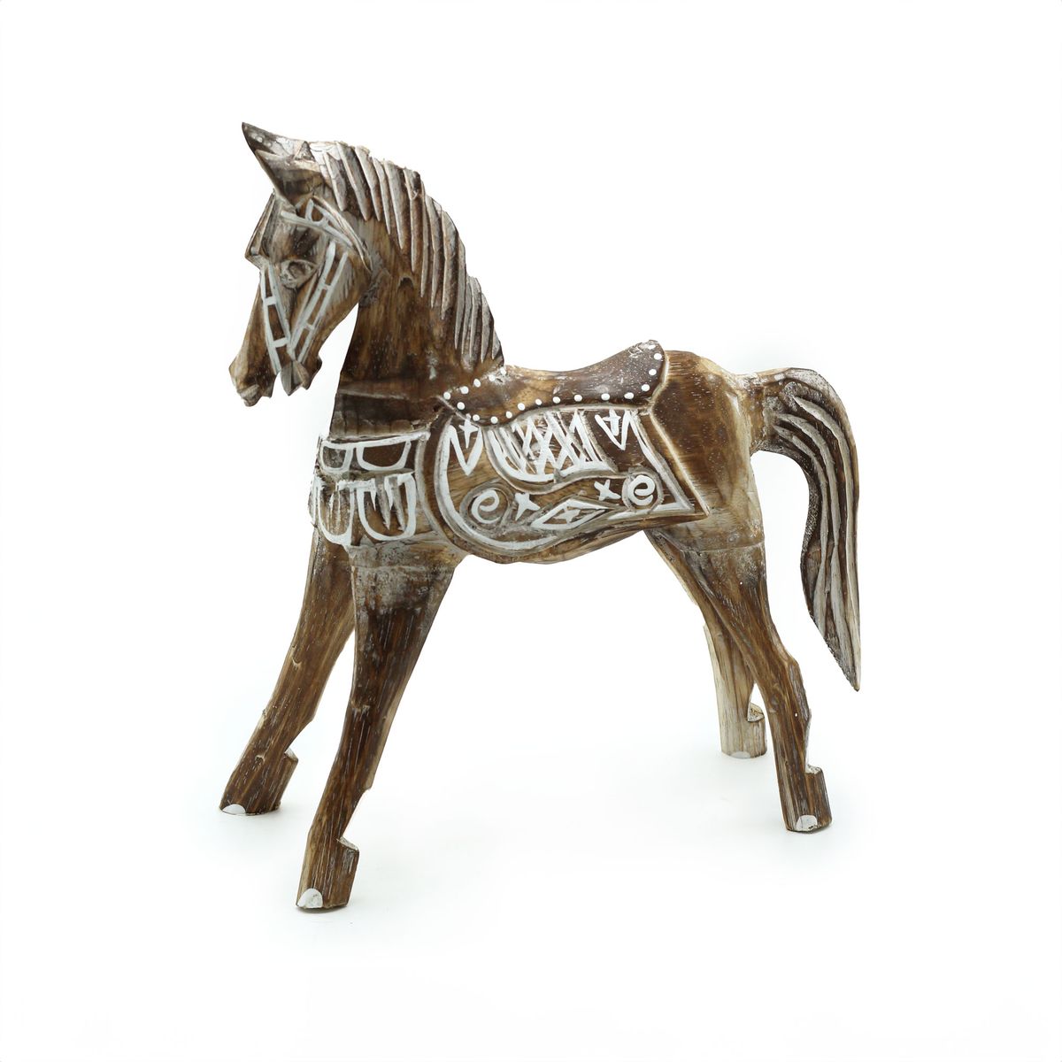 Cavalo antigo médio 25 cm