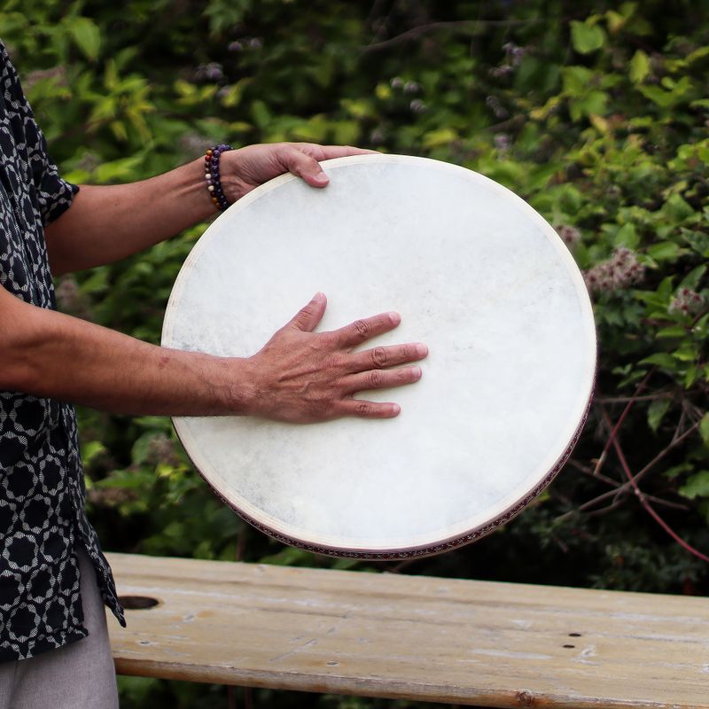Tambour Chamanique De Guérison Sonore Océan - 45cm