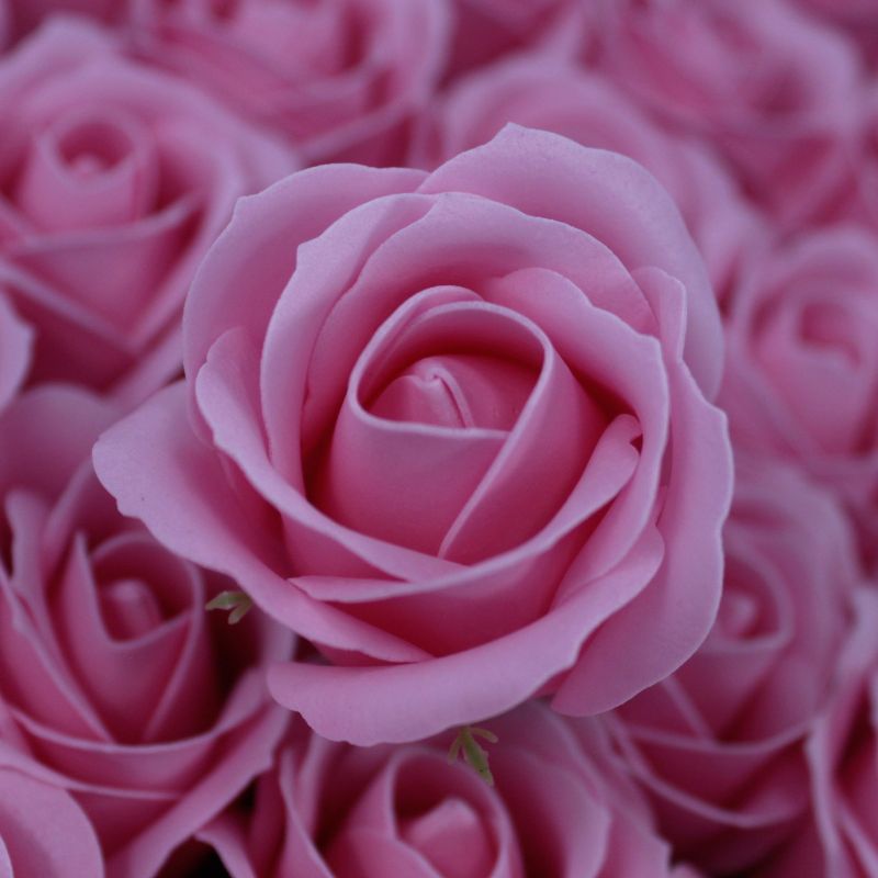 Roses de Savon  pour Bouquet- Medium/Rose