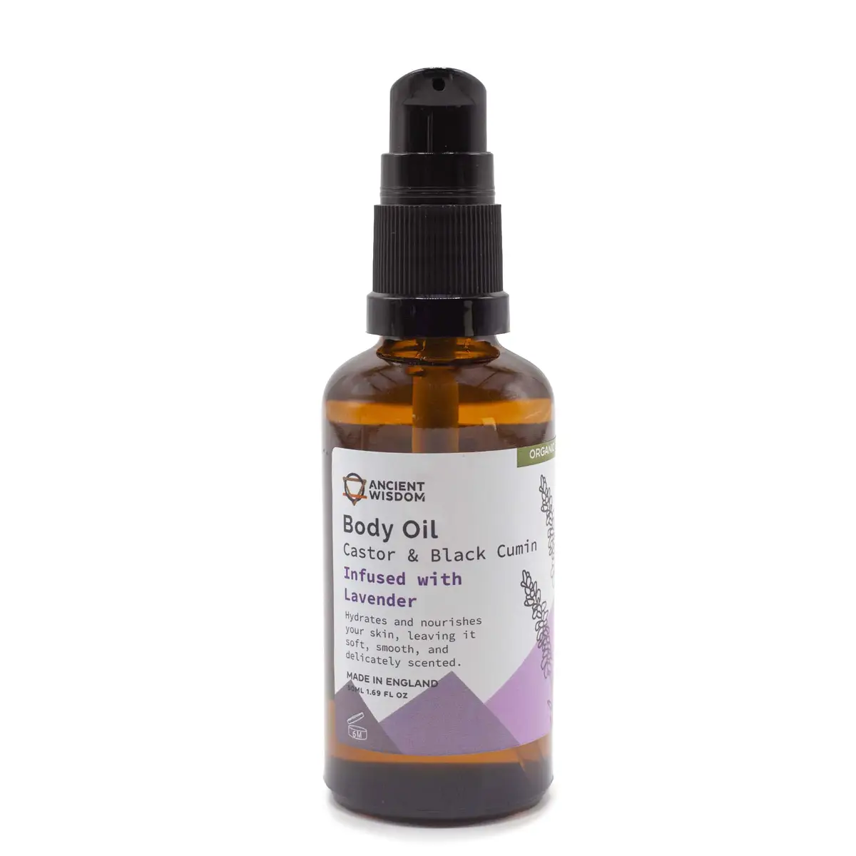 Organic Body Oil 50ml - Lavender — Incense Burners · GlowDuty apothecary