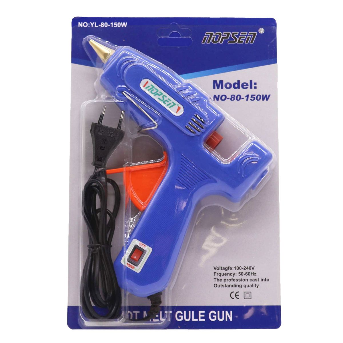 Pistola de cola quente Nopsen 80-150W Pro (ficha UE) - para barras de 11