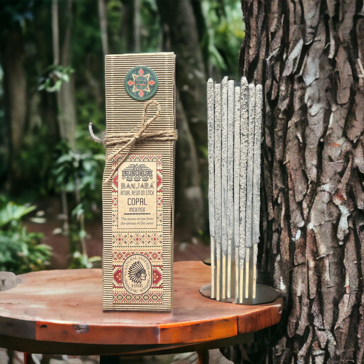 Contas de resina para rituais - Copal