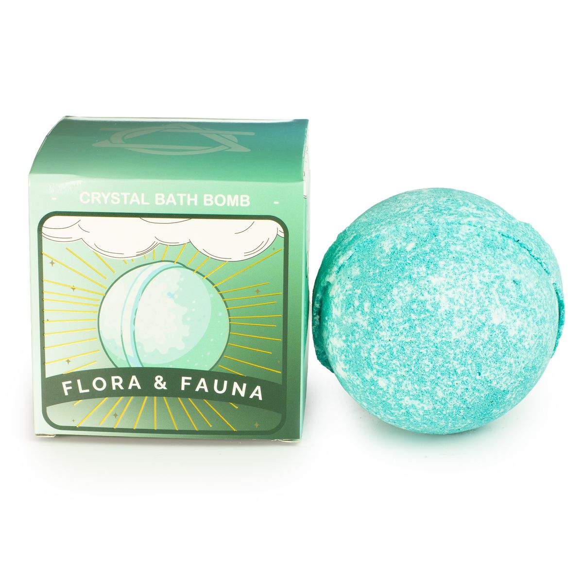 Bomba de banho de cristal elementar - Terra