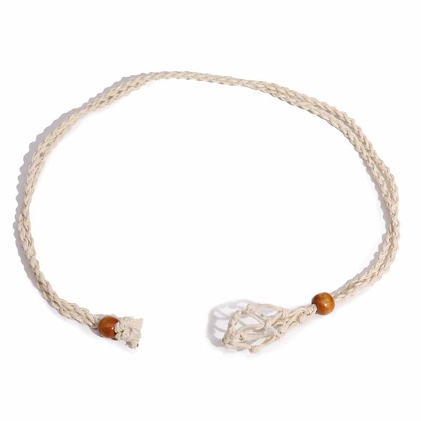 Collier à cordon pour pierre précieuse 45 cm/18 pouces - Naturel