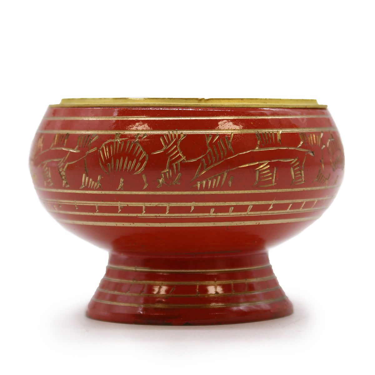 Taça alta de incenso de carvão Chakra - Sacro