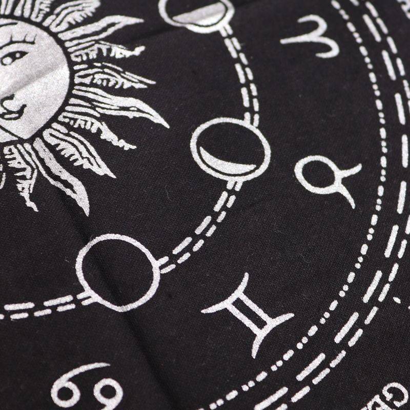 Esoterisches Altartuch mit Fransen - Horoskop