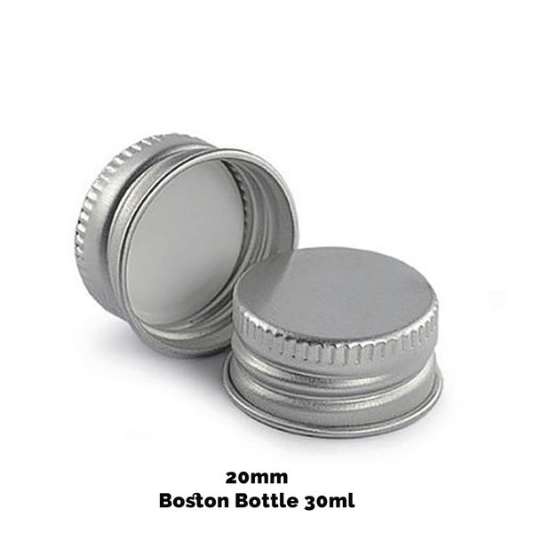 Čep za Jantarnu Boston Bocu (30 ml i 60 ml) – Aluminijska 20mm