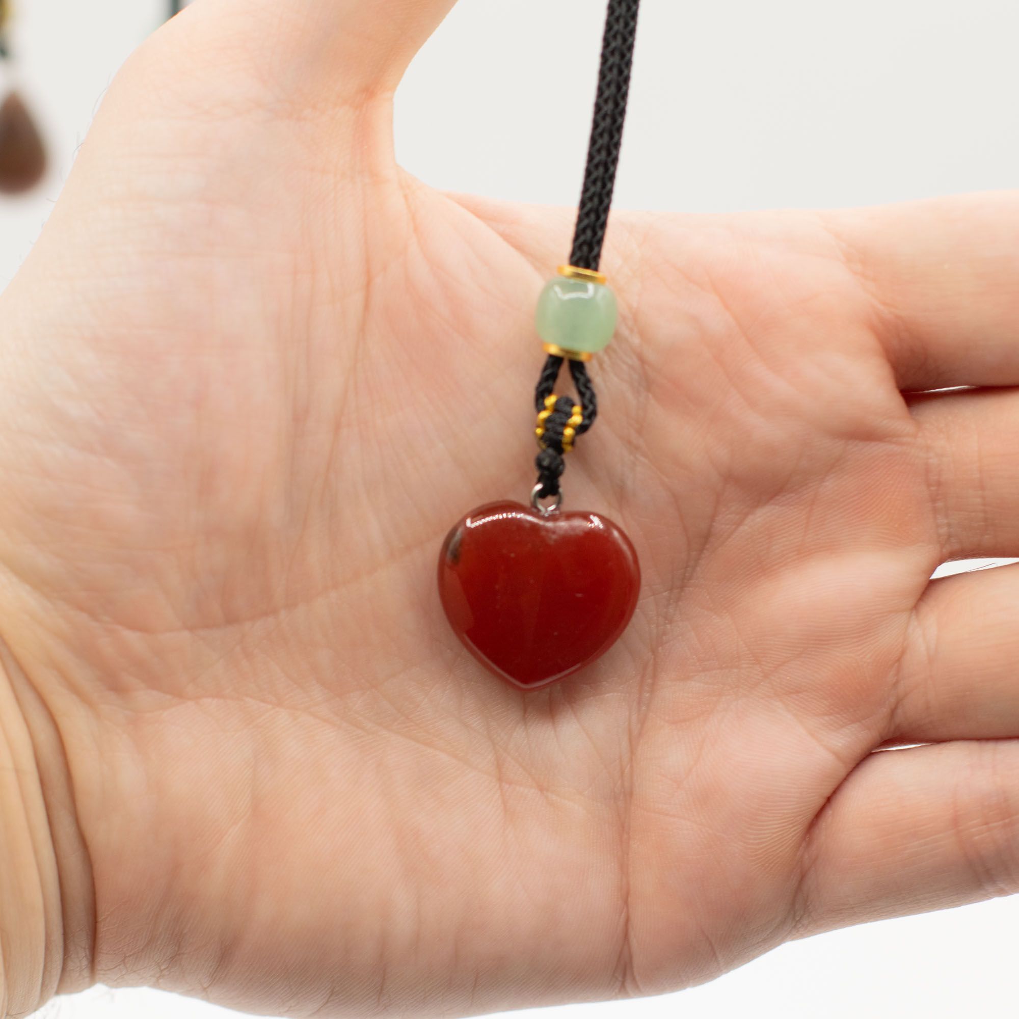 Colares de Corda com Pedras Peciosas - Coleção Botânica (sortidos)