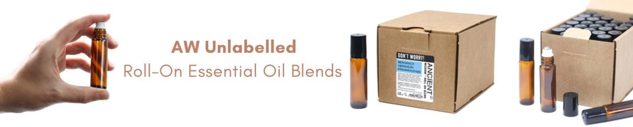 30x Roll On Essential Oil Blend - Don't Worry - UNLABELLED
