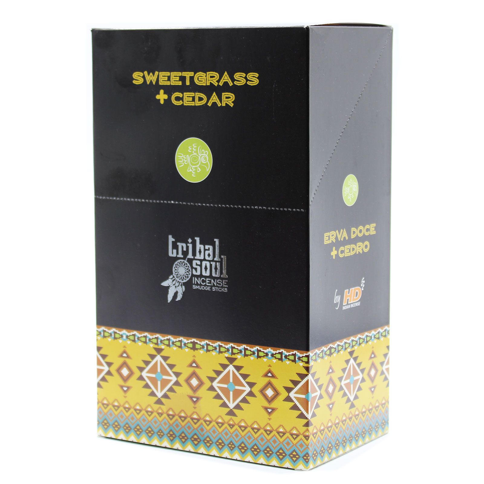 Bețișoare Parfumate Tribal - Iarbă Dulce + Cedru