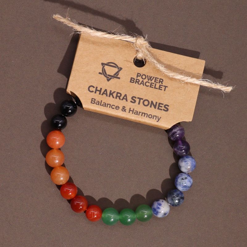 Bracelet de puissance - Pierres des chakras