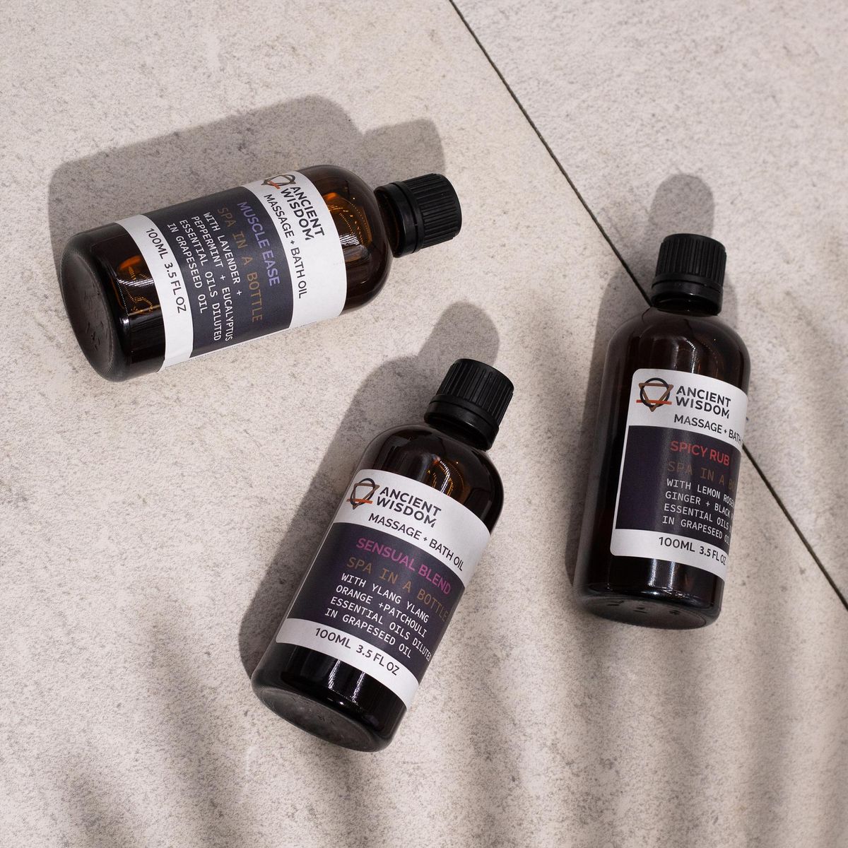 Massage Oils  & Bath Oils - 100ml