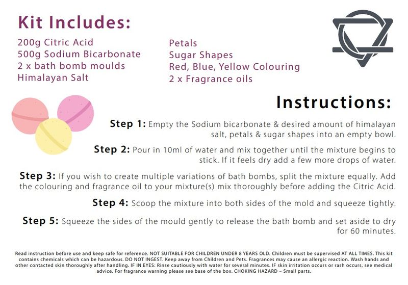 Kit de Bombes de Bain - Rose et Bubblegum