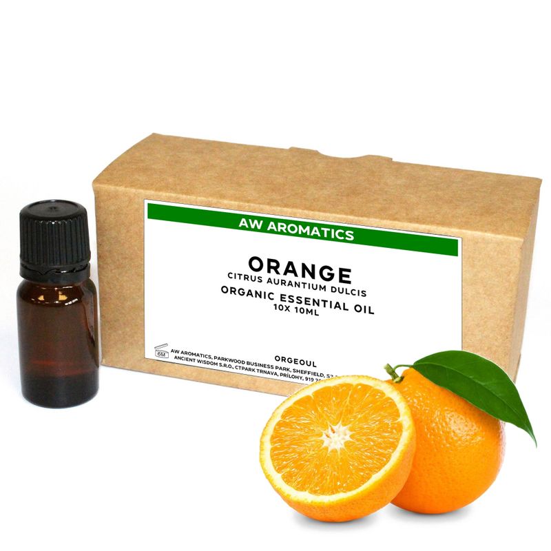 Huile Essentielle Bio Orange 10ml - Sans étiquette