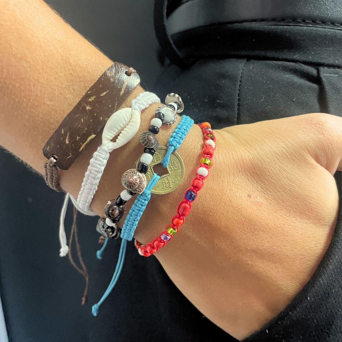 Pulseiras de Corda Ajustável