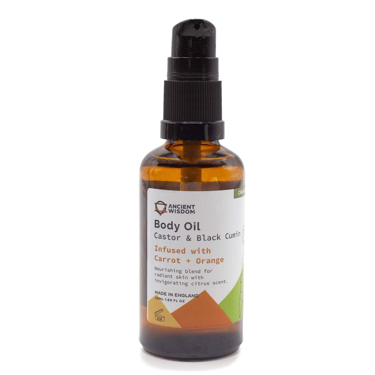 Óleo Corporal Orgânico 50 ml - Cenoura e Laranja