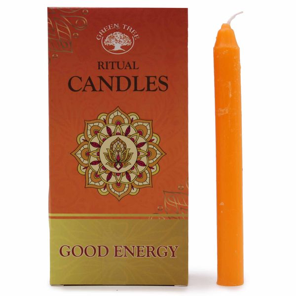 Conjunto de 10 velas mágicas - boa energia