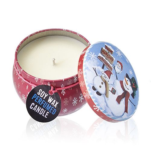Art Tin Candles - Винтидж Коледа - Портокал с подправки