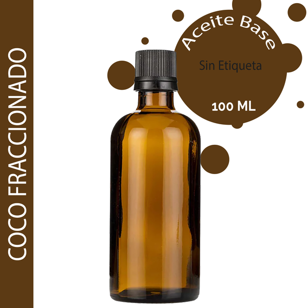 Aceite Base de Coco - 100ml - Sin etiquetar