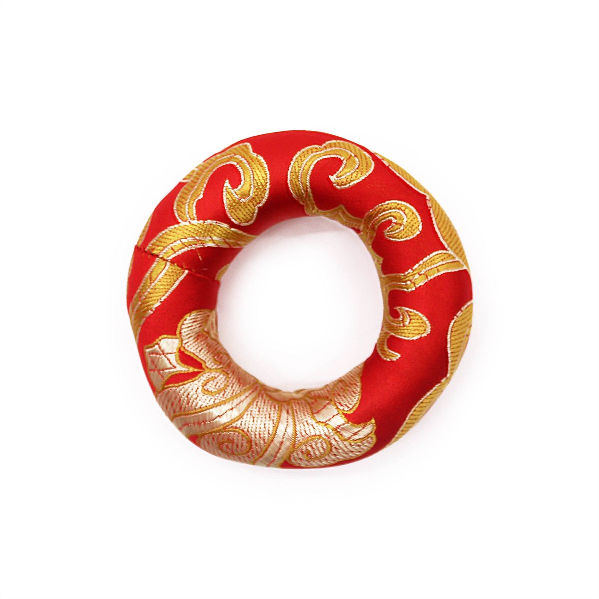 Almofada com aro de 8 cm (para taça tibetana de 10-12 cm) - Vermelha