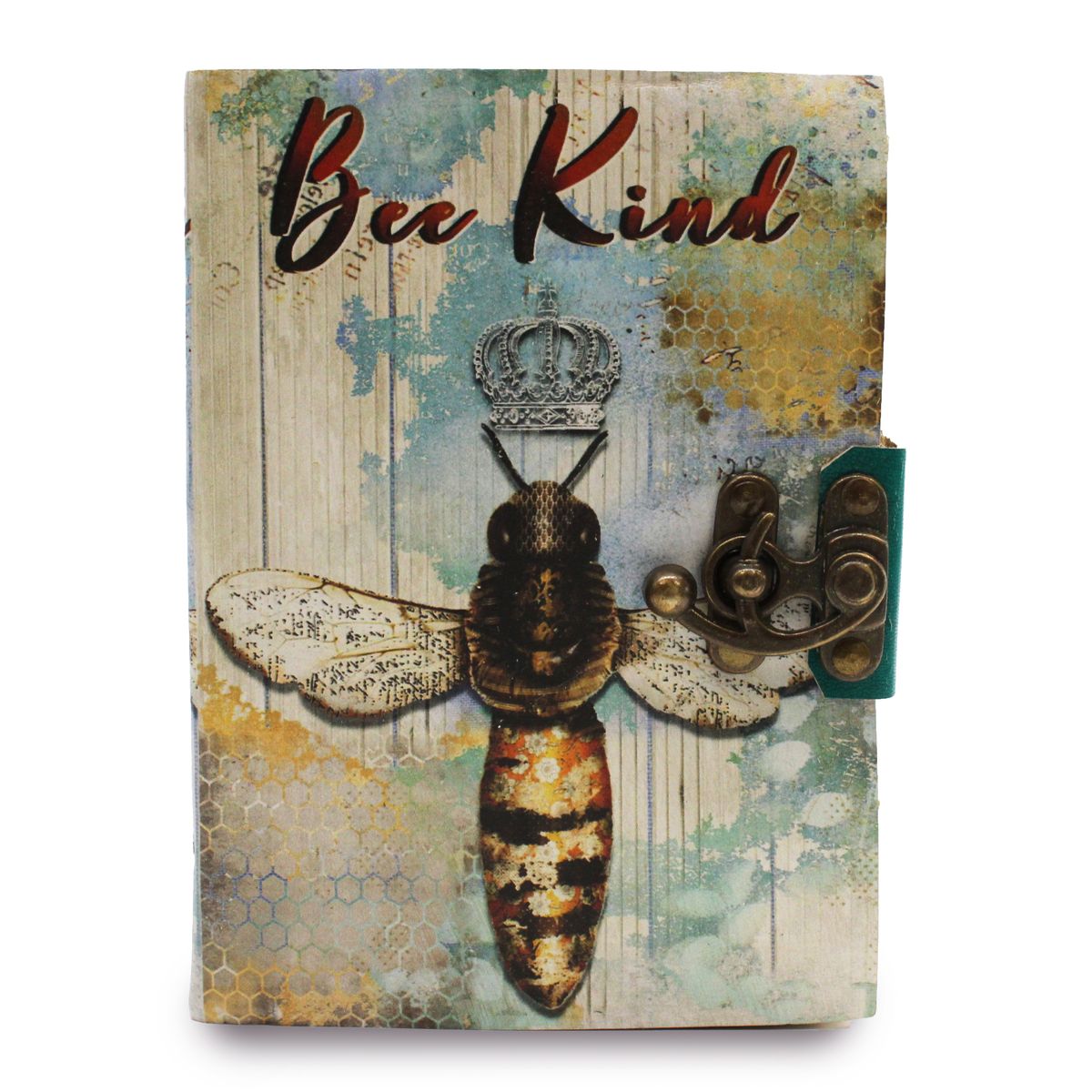 Caderno de couro "Bee Kind"