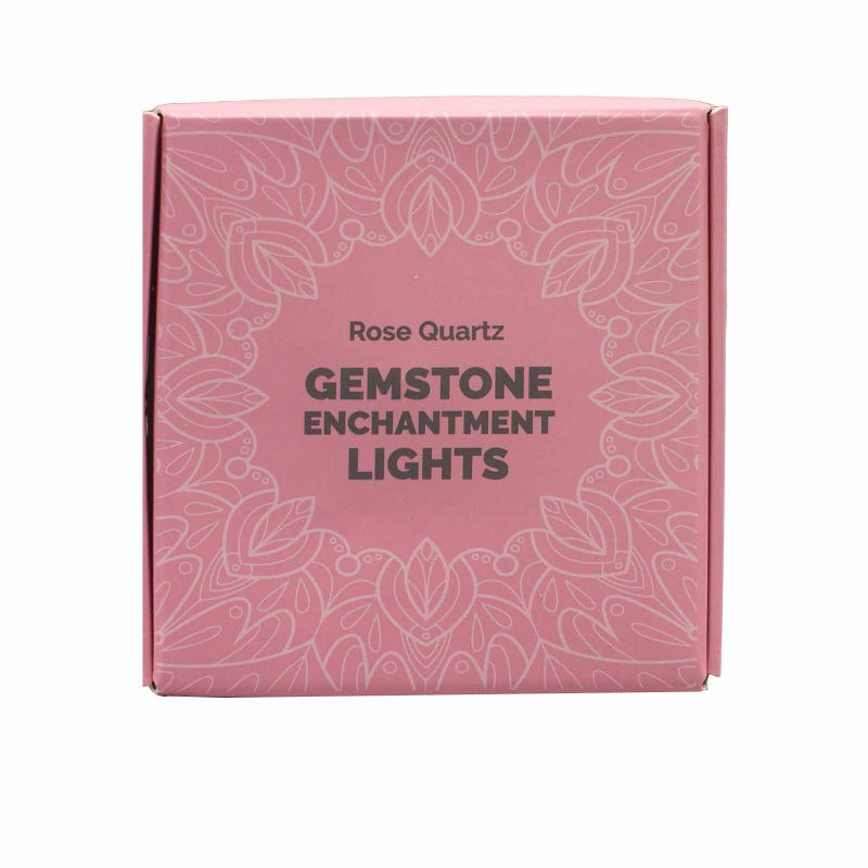 Lumières d’enchantement de pierres précieuses - Quartz rose
