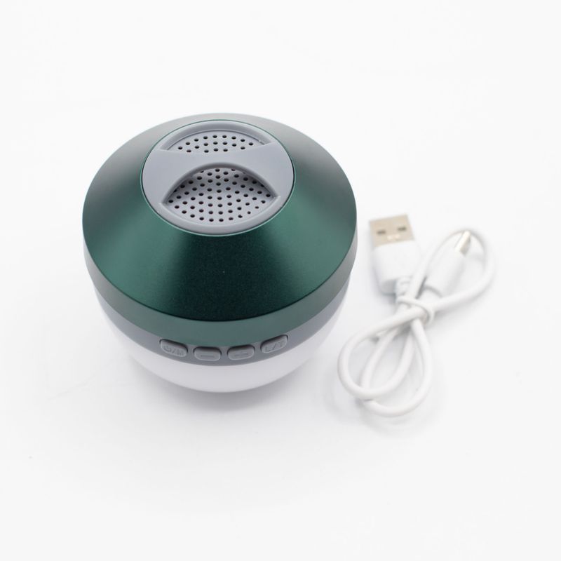 Camping Hanging Light and Mini Speaker - Green