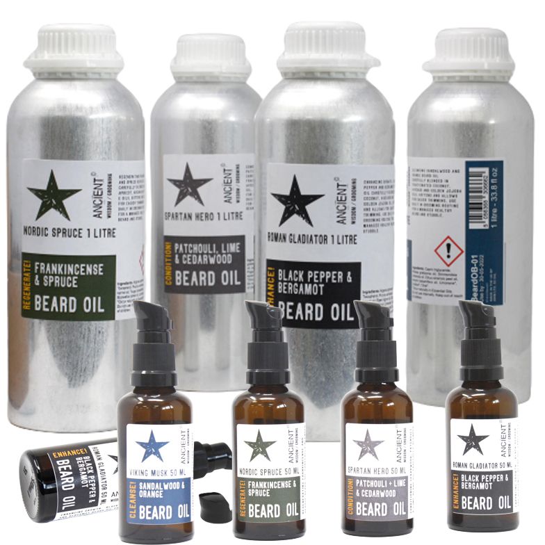 Huile Barbe 1 Litre - Musk Viking - Nettoie !