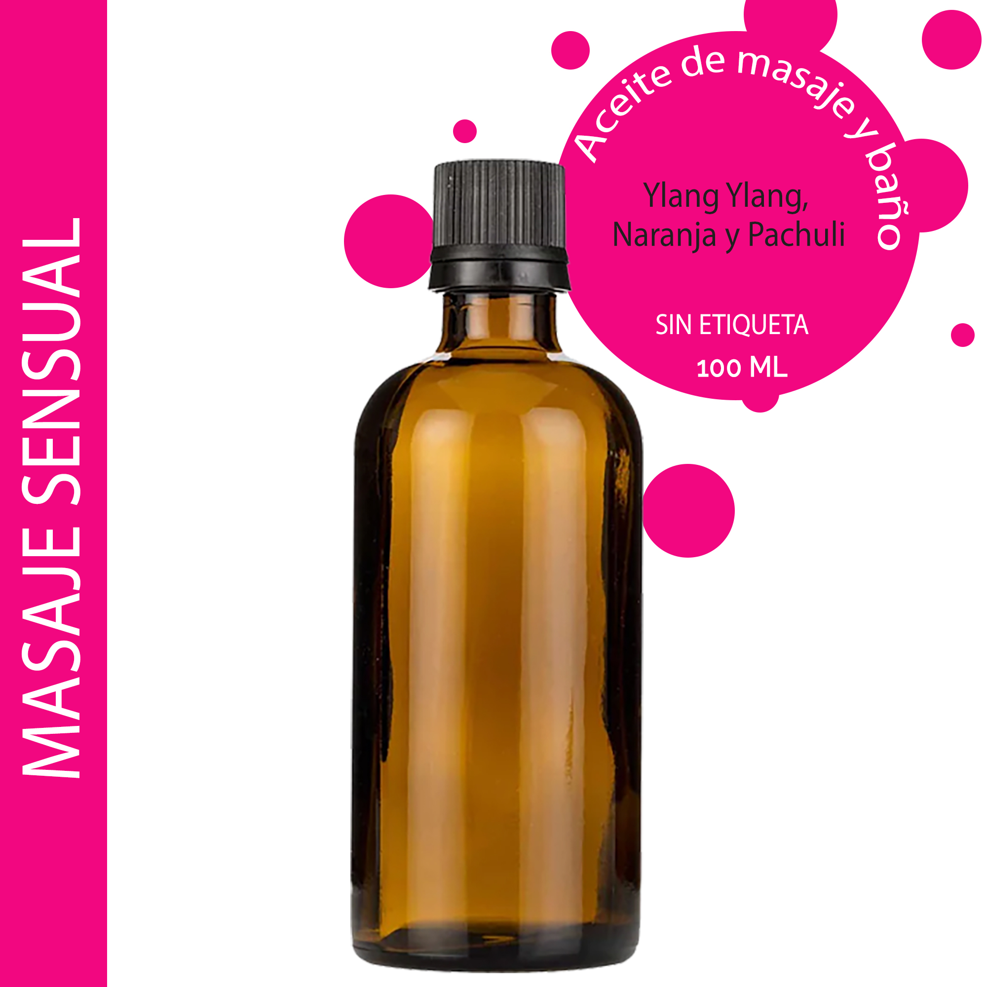 Aceite de Masaje - Sensual 100ml - Sin etiquetar