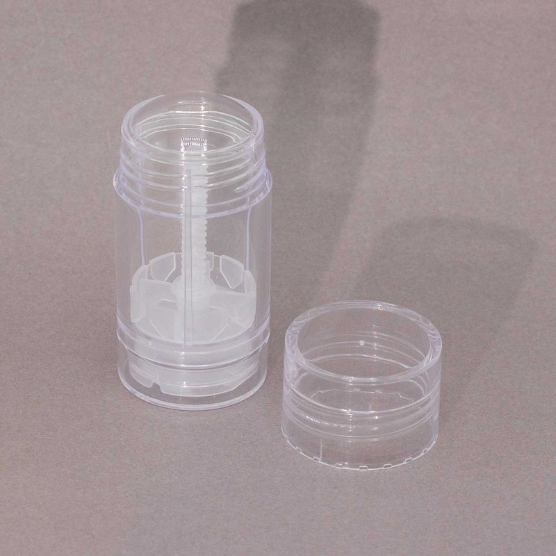 Dispozitiv Mare Transparent pentru Deodorant Solid/Parfum Solid - 35g (7.4x3.6x1.6cm)