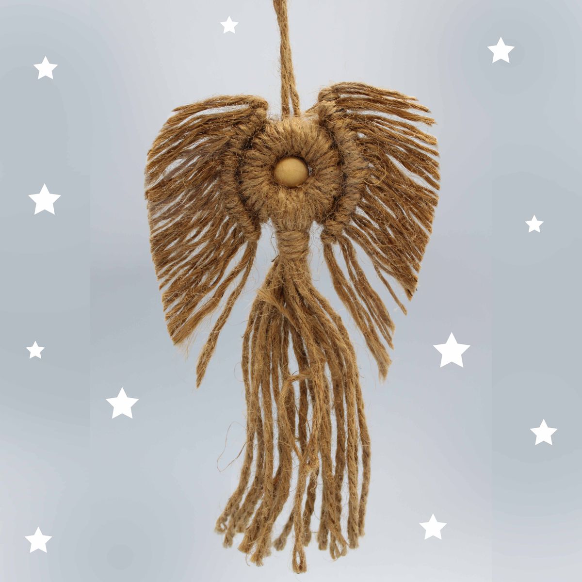 Anjos em Macramé