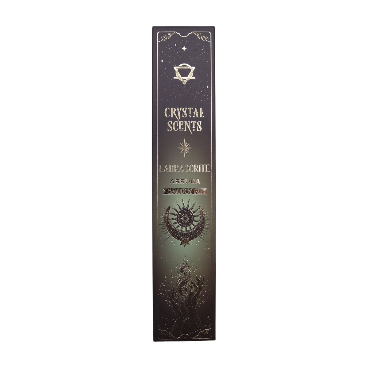 Cristal de labradorita Aromas de purificação Incenso - Ruda