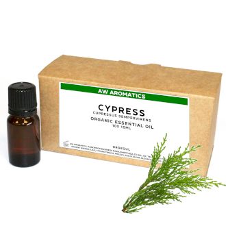 Huile Essentielle Bio de Cyprès 10 ml - Sans étiquette